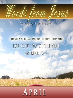 cover image of Words from Jesus, April